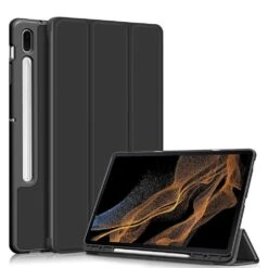 CVR-SS-X900 | Samsung Galaxy Tab S8 Ultra SM-X900 / X906 | Smart Tri-Fold Stand Magnetic PU Cover