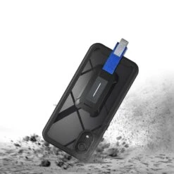 Mobile Phone Case Store -Mobile Phone Case Store HX SS21 A03CORE armor x armorx Samsung galaxy A03 Core 2 IN 1 shockproof rugged case cases cover with carabiner 2